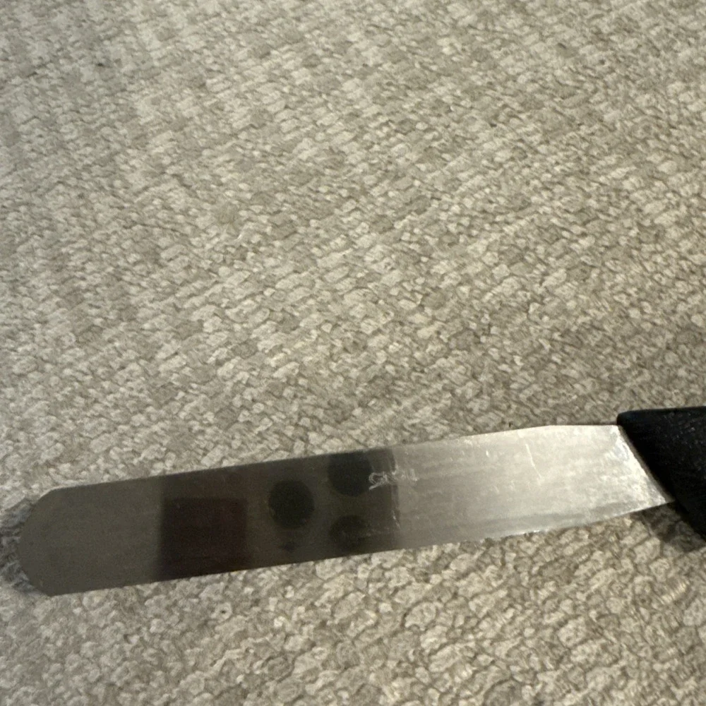 Ginsu 2000 Non Serrated Bagel Knife Black Plastic Handle-kitchen tool‎